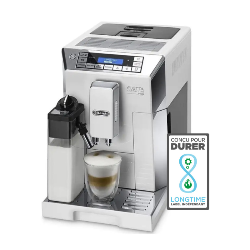 Machine à café Eletta de Delonghi labellisée LONGTIME