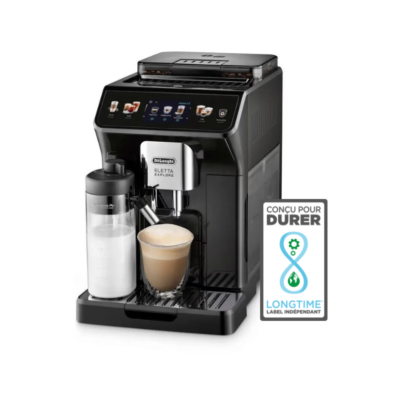 Machine à café Eletta EXPLORE de DeLonghi labellisée LONGTIME