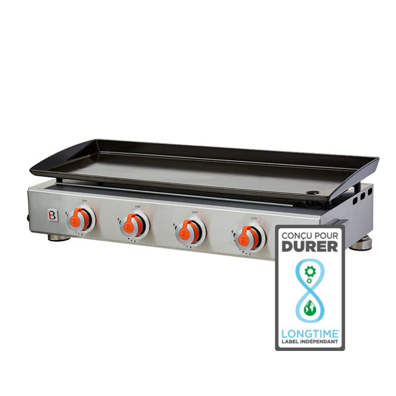 Plancha Gaz Alicia II Inox 4 Feux - Le label qualité Longtime est l ...